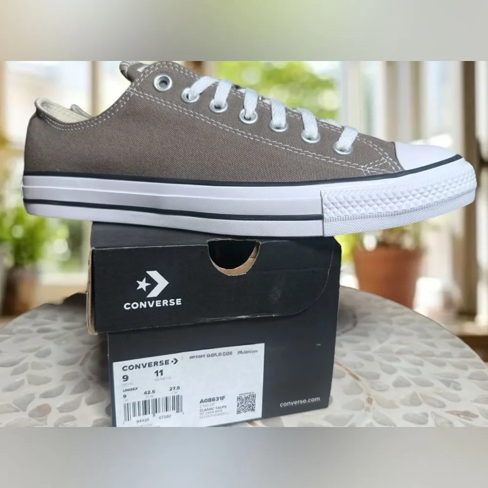 Converse Chuck Taylor CTAS OX CLASSIC TAUPE Casual Shoe Low Top A08631F Unisex - Picture 13 of 15